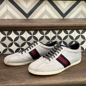 Men’s Gucci glitter sneakers
